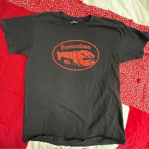 Lobster Provincetown Graphic tee Black -Men’s Large